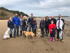 Cromwell celebrates a reduction in beach littering